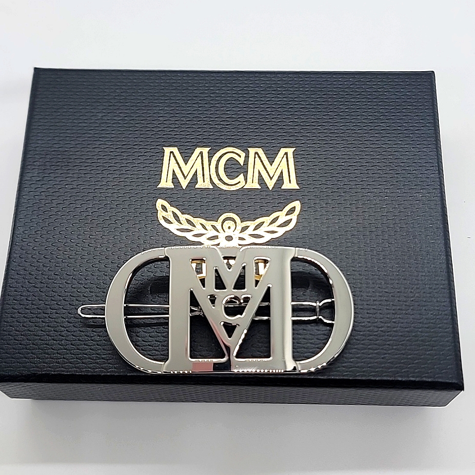 Mcm Hair Clip Silver